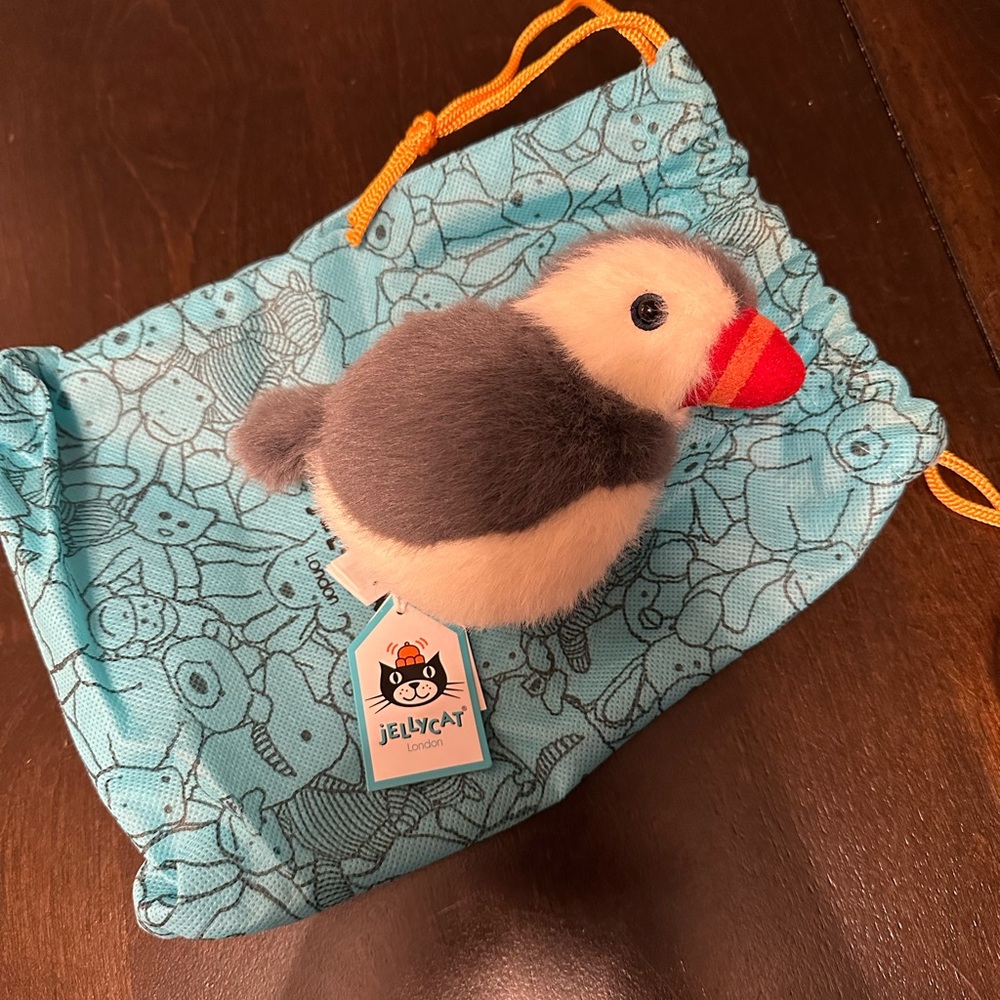 Jellycat Puffin Bird Plush RETIRED RARE